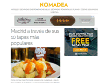 Tablet Screenshot of nomadea.com